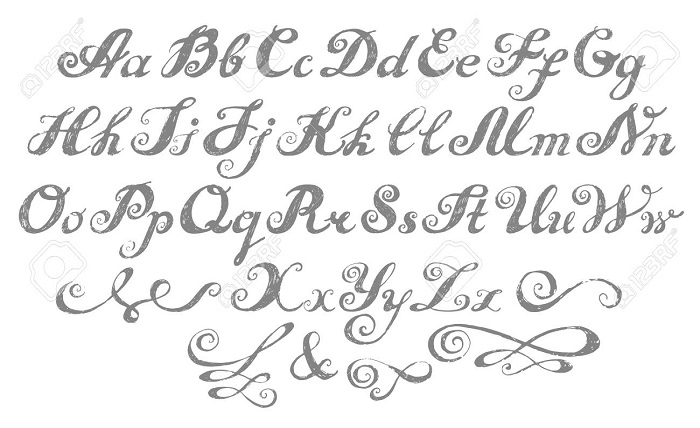 diferentes tipos de letras