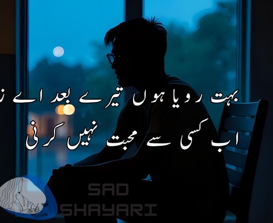 Sad Poetry in Urdu Text Copy Paste with image 