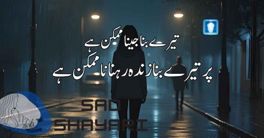 Sad Poetry in Urdu 2 Lines