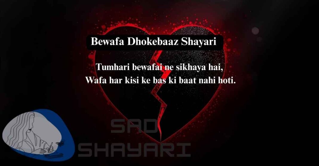 Latest Bewafa Dhokebaaz Shayari – Heart Touching Sad Lines