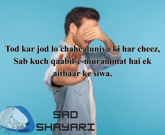Dard Bhari Bewafa Shayari on Life