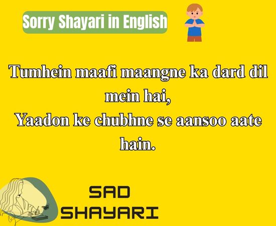 Top Sorry Shayari in English